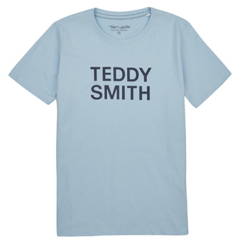 textil Pojkar T-shirts Teddy Smith TICLASS 3 MC JR Blå / Ljus