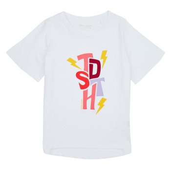 textil Pojkar T-shirts Teddy Smith T-PARADISIA MC Vit