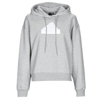 textil Dam Sweatshirts Adidas Sportswear FI BOS HOODIE Grå