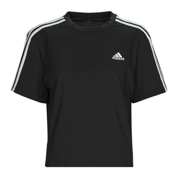 textil Dam T-shirts Adidas Sportswear 3S CR TOP Svart