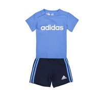 textil Barn Set Adidas Sportswear I LIN CO T SET Blå