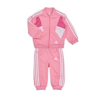 textil Flickor Set Adidas Sportswear I 3S CB TS Rosa