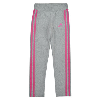 textil Flickor Leggings Adidas Sportswear LK 3S TIGHT Ljung / Grå
