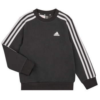 textil Barn Sweatshirts Adidas Sportswear LK 3S FL SWT Svart