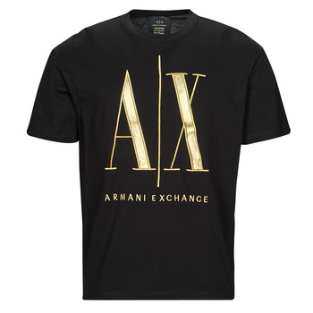 textil Herr T-shirts Armani Exchange 8NZTPQ Svart / Guldfärgad