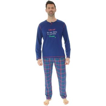 textil Herr Pyjamas/nattlinne Christian Cane MEGASAGE Blå