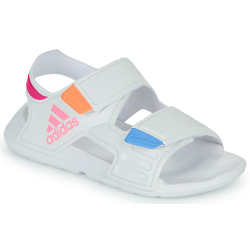 Skor Flickor Sandaler Adidas Sportswear ALTASWIM C Vit / Flerfärgad