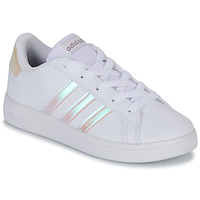 Skor Barn Sneakers Adidas Sportswear GRAND COURT 2.0 K Vit / Regnbågsfärgat