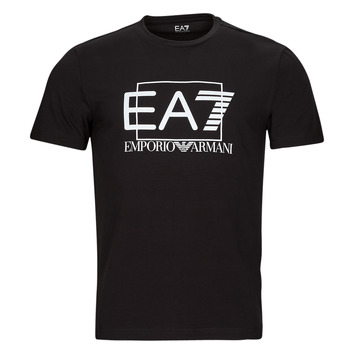 textil Herr T-shirts Emporio Armani EA7 3RPT62-PJ03Z Svart