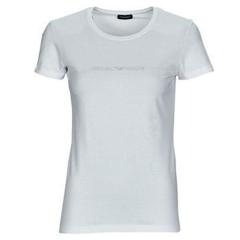 textil Dam T-shirts Emporio Armani T-SHIRT CREW NECK Vit
