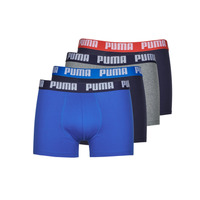 Underkläder Herr Boxershorts Puma MENS BASIC BOXER PACK X4 Marin / Blå / Grå