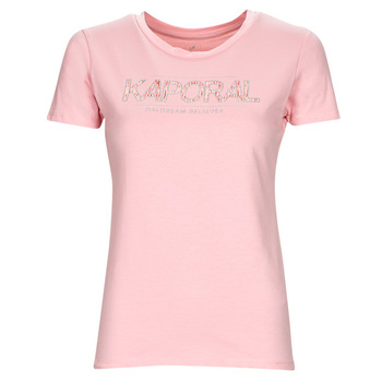 textil Dam T-shirts Kaporal JALL ESSENTIEL Rosa