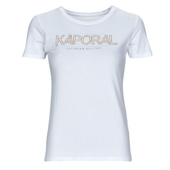 textil Dam T-shirts Kaporal JALL ESSENTIEL Vit