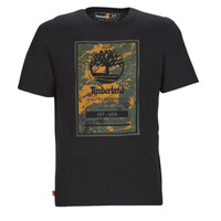 textil Herr T-shirts Timberland SS Printed Logo Tee (Authentic) Svart