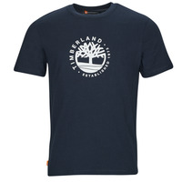 textil Herr T-shirts Timberland SS Refibra Logo Graphic Tee Regular Svart