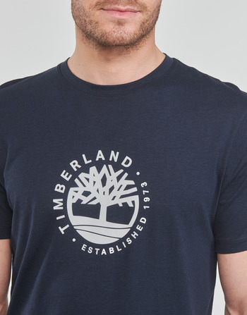 Timberland SS Refibra Logo Graphic Tee Regular Svart