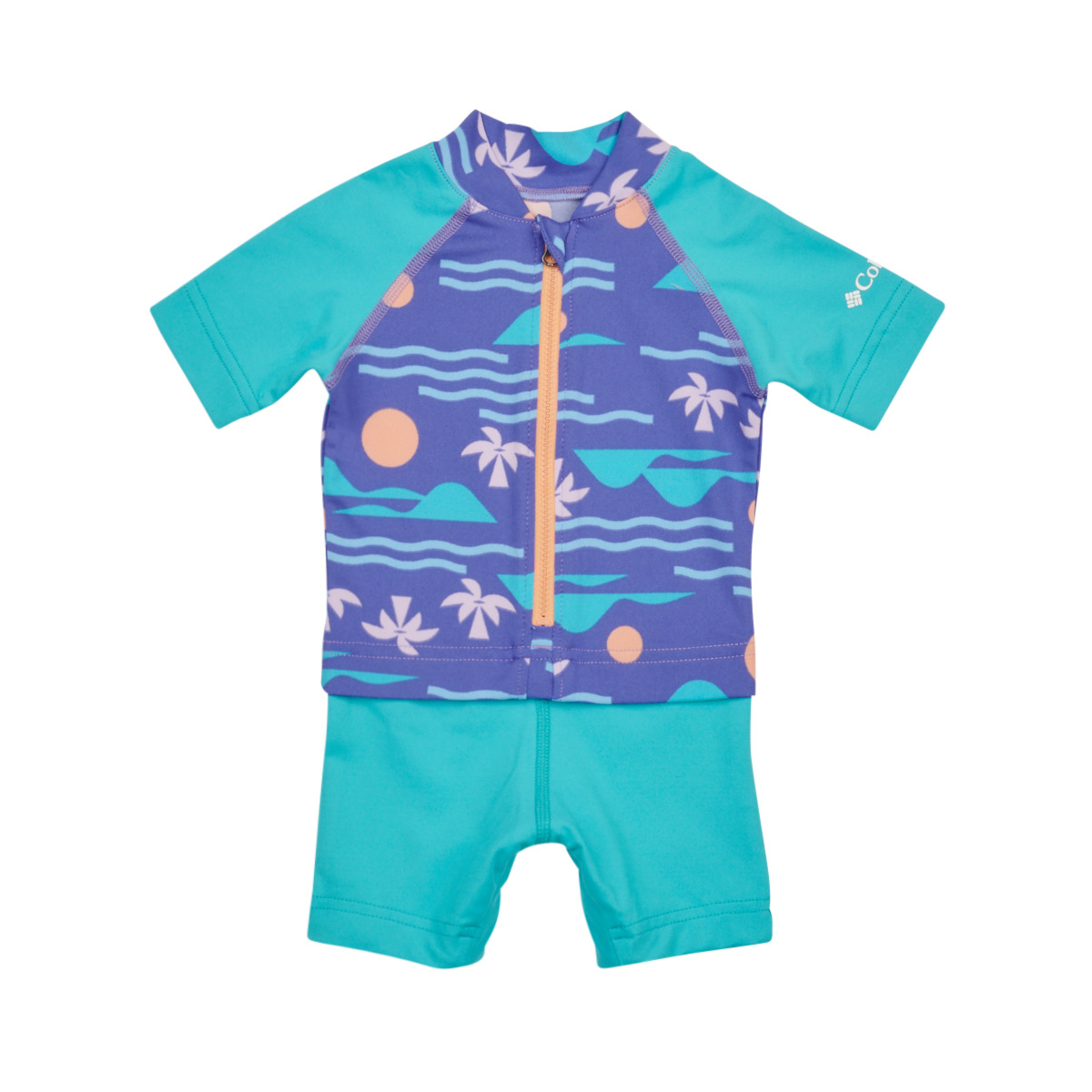 textil Pojkar Badbyxor och badkläder Columbia Sandy Shores Sunguard Suit Violett / Blå