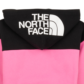 The North Face Girls Drew Peak Crop P/O Hoodie Rosa / Svart