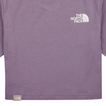 The North Face Girls S/S Crop Simple Dome Tee Violett