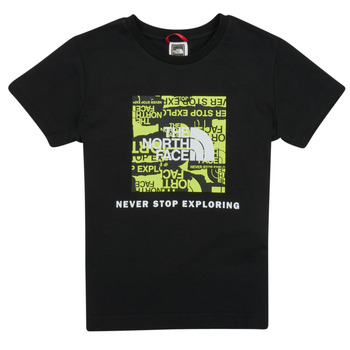 textil Pojkar T-shirts The North Face Boys S/S Redbox Tee Svart