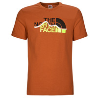 textil Herr T-shirts The North Face S/S Mountain Line Tee Brun