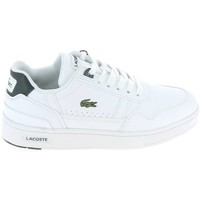 Skor Pojkar Sneakers Lacoste T Clip C Blanc Vert Vit
