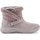 Skor Dam Boots Skechers Go Walk Arch Fit Boot True Embrace 144422-DKTP Rosa