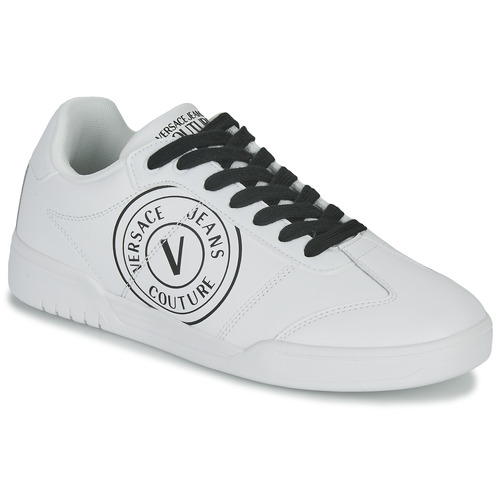Skor Herr Sneakers Versace Jeans Couture 74YA3SD1 Vit / Svart
