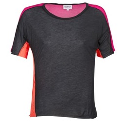 textil Dam T-shirts American Retro CAROLE Svart / Rosa
