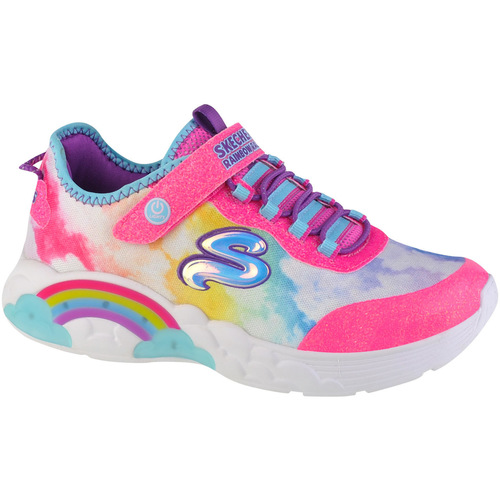 Skor Flickor Sneakers Skechers Rainbow Racer Rosa