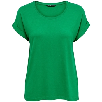 textil Dam Sweatshirts Only Noos Top Moster S/S - Jolly Green Grön