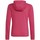 textil Flickor Sweatshirts adidas Originals Essentials 3S Fullzip Hoodie JR Rosa