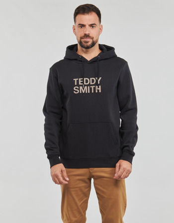 textil Herr Sweatshirts Teddy Smith SICLASS HOODY Svart