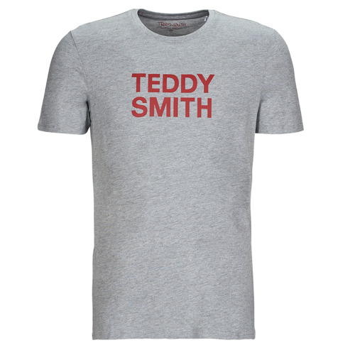 textil Herr T-shirts Teddy Smith TICLASS Grå