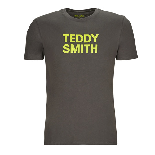 textil Herr T-shirts Teddy Smith TICLASS Kaki