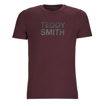 textil Herr T-shirts Teddy Smith TICLASS Bordeaux