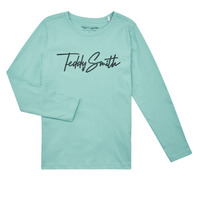 textil Pojkar Långärmade T-shirts Teddy Smith T-EVAN ML JR Blå / Ljus
