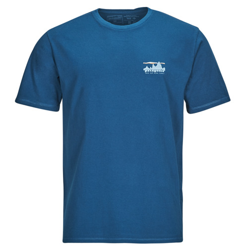 textil Herr T-shirts Patagonia M'S '73 SKYLINE ORGANIC T-SHIRT Blå