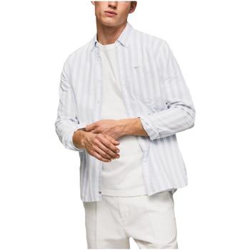 textil Herr Långärmade skjortor Pepe jeans  Blå