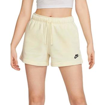 textil Dam Shorts / Bermudas Nike Sportswear Club Fleece Beige