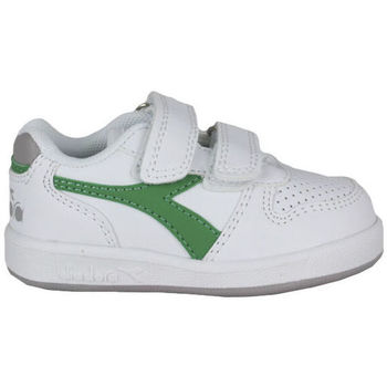 Skor Barn Sneakers Diadora 101.173302 01 C1931 White/Peas cream Grön