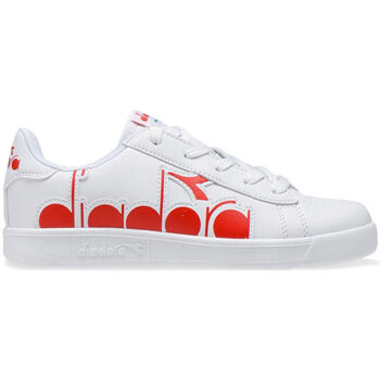 Skor Barn Sneakers Diadora 101.176274 01 C0823 White/Ferrari Red Italy Röd