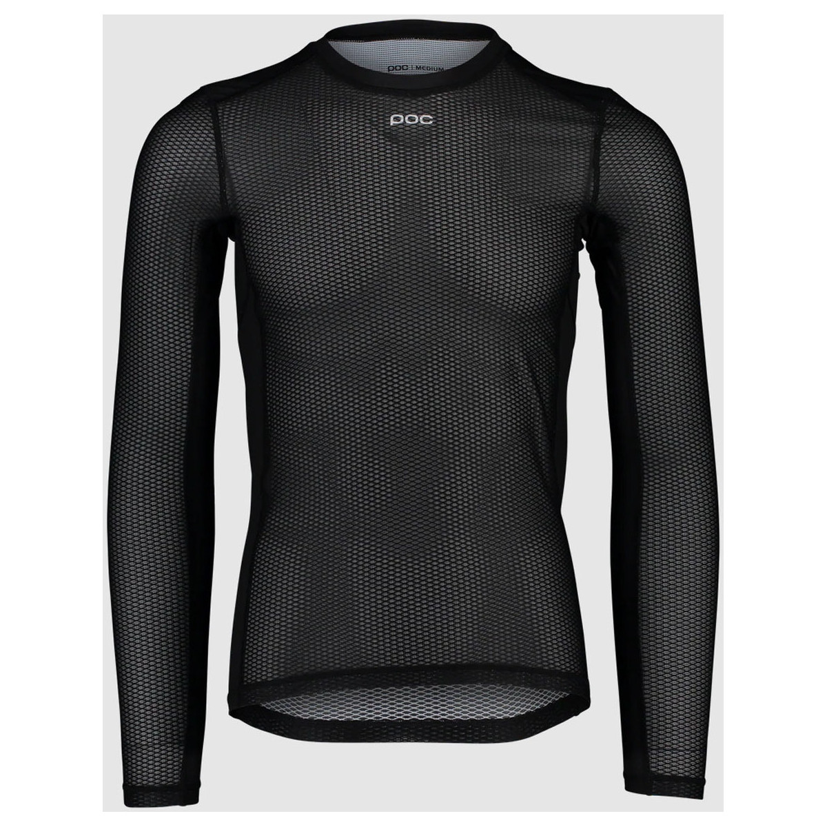textil Herr T-shirts & Pikétröjor Poc Essential Layer LS Jersey Uranium Black 58111-1002 Svart