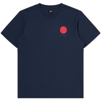 textil Herr T-shirts & Pikétröjor Edwin Japanese Sun T-Shirt - Navy Blazer Blå