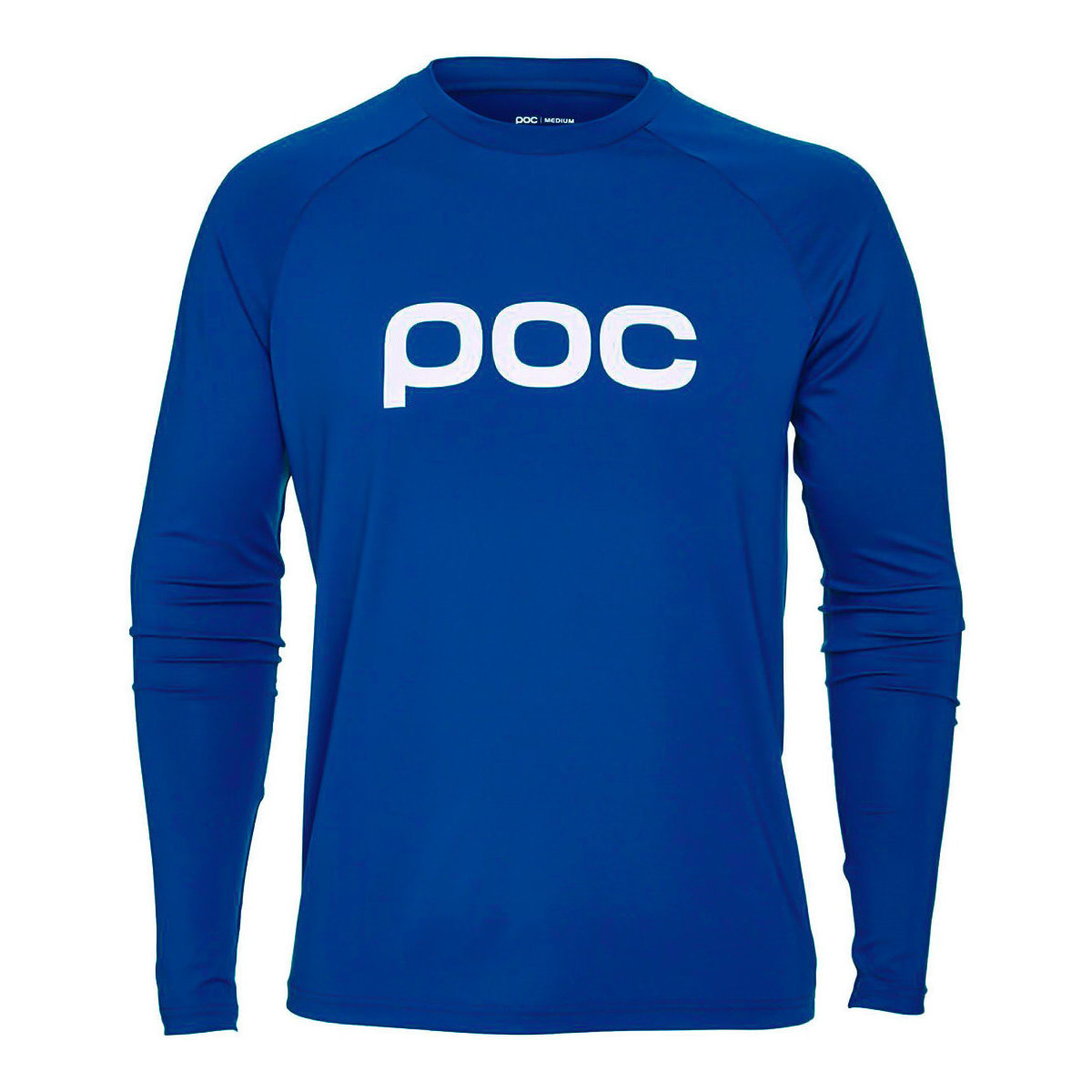 textil T-shirts & Pikétröjor Poc 52841-SMS  ESSENTIAL ENDURO HOOD LOGO BLUE Blå