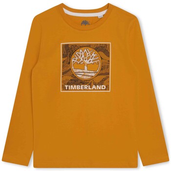 textil Pojkar T-shirts Timberland T25U36-575-C Gul