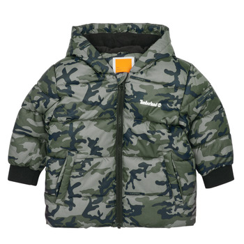 textil Pojkar Täckjackor Timberland T60015-655-B Kamouflage