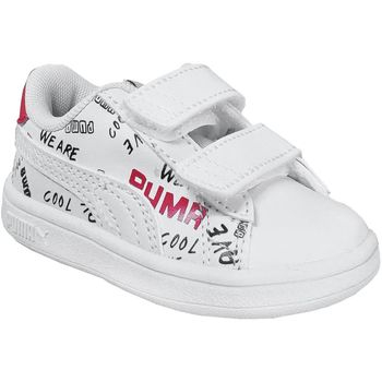 Skor Flickor Sneakers Puma Smash v2 brand lovevinf Vit