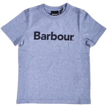 textil Pojkar T-shirts Barbour CTS0060 Blå
