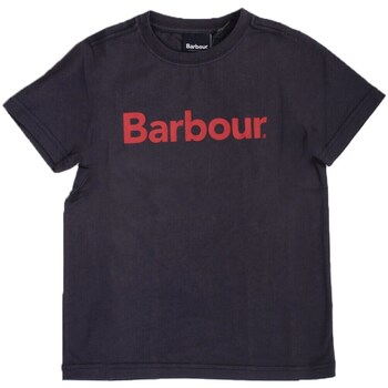 textil Pojkar T-shirts Barbour CTS0060 Blå